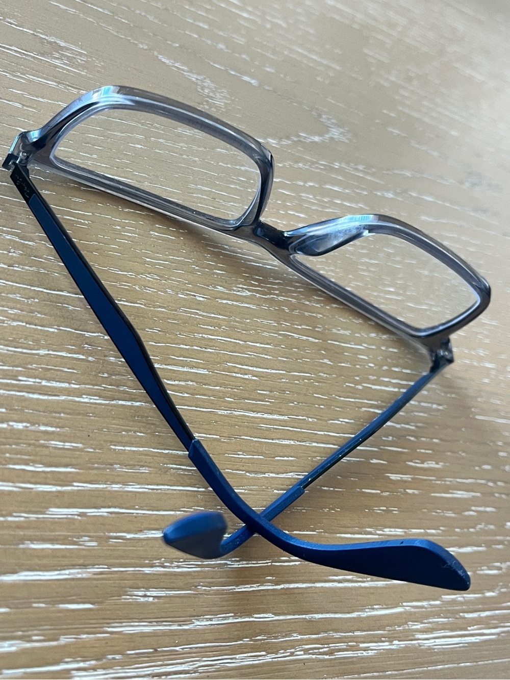 Umisex Ray-Ban RB7038 LightRay Eyeglass Frames — Transparent Gray